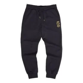 Stickade sweatpants ”Navy”