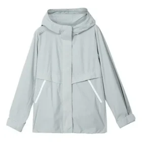 Stroll-serien Logo Casual vävd jacka med huva ”Grey”
