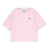 T-shirt med logotryck ”Pink”