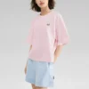 T-shirt med logotryck ”Pink”