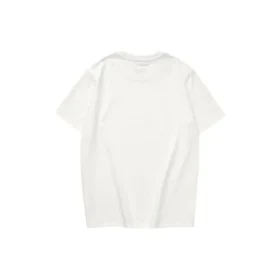 T-shirt med logotryck ”White Green”