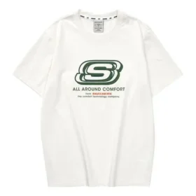 T-shirt med logotyp ”Vit Grön”