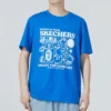 T-shirt med tryck ”Blue White”