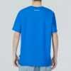 T-shirt med tryck ”Blue White”