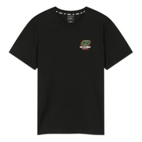 T-shirt med tryck, kortärmad, svart