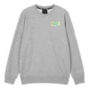 T-shirt med tryckt logotyp ”Grey White Black Blue”