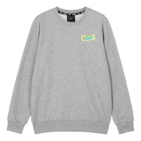 T-shirt med tryckt logotyp ”Grey White Black Blue”