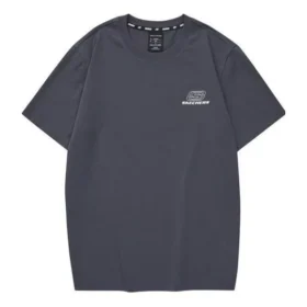 T-shirt med tryckt logotyp ”Teal White”
