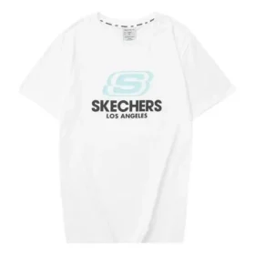 T-shirt med tryckt logotyp ”Vit Blå Svart”