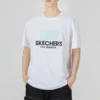 T-shirt med tryckt logotyp ”Vit Blå Svart”