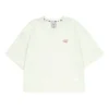 T-shirt med tryckt logotyp ”White”