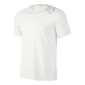 T-shirt med tryckt logotyp ”White”
