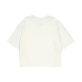 T-shirt med tryckt logotyp ”White”