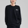 T-shirt med tryckt logotyp ”White Black Blue”