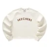 T-shirt med tryckt logotyp ”White Red”
