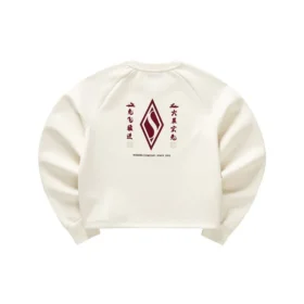 T-shirt med tryckt logotyp ”White Red”