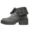 Teen Spirit Knit Buzz ankelstövlar ”Black Charcoal”
