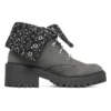Teen Spirit Knit Buzz ankelstövlar ”Black Charcoal”