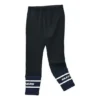 Tight-knit-byxor i fleece med dragsko ”Svart Vit”