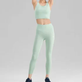 Tighta sport- och träningsleggings ”Grön Svart Blågrön”