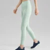 Tighta sport- och träningsleggings ”Grön Svart Blågrön”