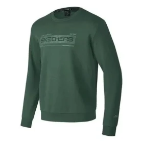 Tjock rundhalsad tröja med broderad bokstav ”Multi-Color”