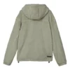 Varm casualjacka i imiterat lammull ”Olive Green”