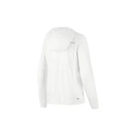 Vävd jacka med tryckt logotyp ”White”