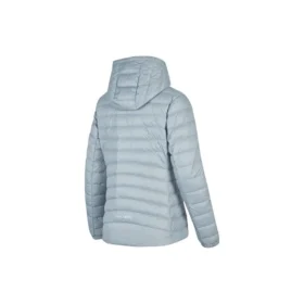 Vävd lättvindtät dunjacka ”Grey”