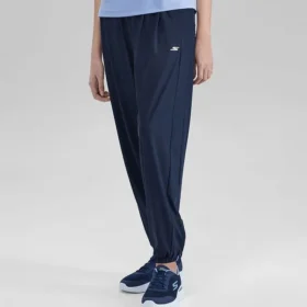 Vävda byxor med tryckt sportlogotyp ”Navy” Vävda byxor med tryckt sportlogotyp ”Navy”