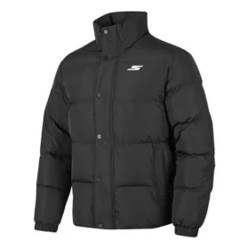 Waterproof dunjacka med bokstavstryck ”Black”