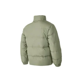 Waterproof dunjacka med bokstavstryck ”Olive Green”