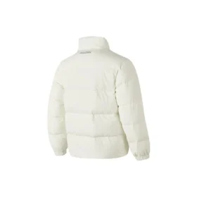 Waterproof dunjacka med bokstavstryck ”White”