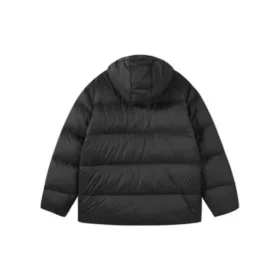 Waterproof dunjacka med huva ”Svart”