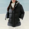 Waterproof dunjacka med huva ”Svart”
