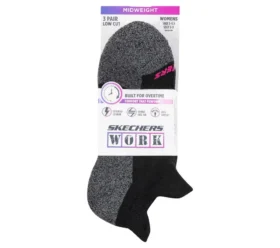Work: Lågskurna strumpor med hälflik – 3-pack