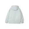 Zip-up enfärgad dunjacka med huva ”Svart Grå Vit”